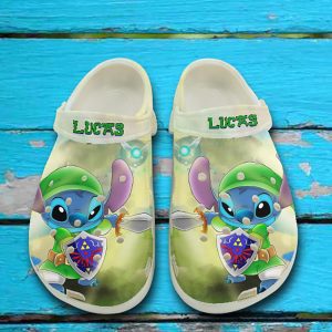 Custom Warrior Stitch Crocs Clog Shoes