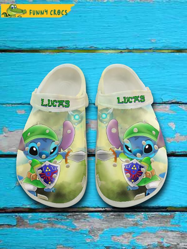 Custom Warrior Stitch Crocs Clog Shoes