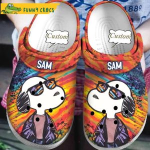 Customized Art Snoopy Crocs