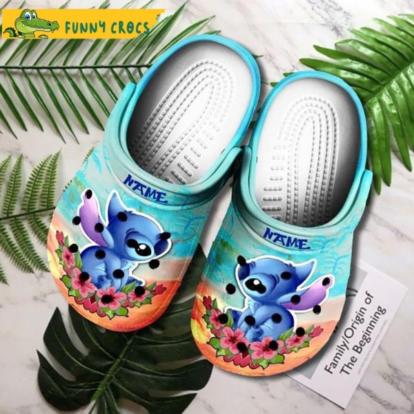 Customized Baby Stitch Crocs Crocband Clog