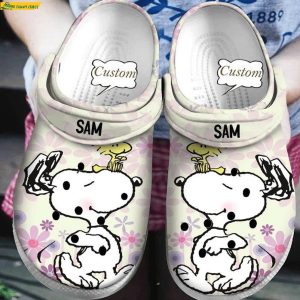 Customized Funny Woodstock Snoopy Crocs