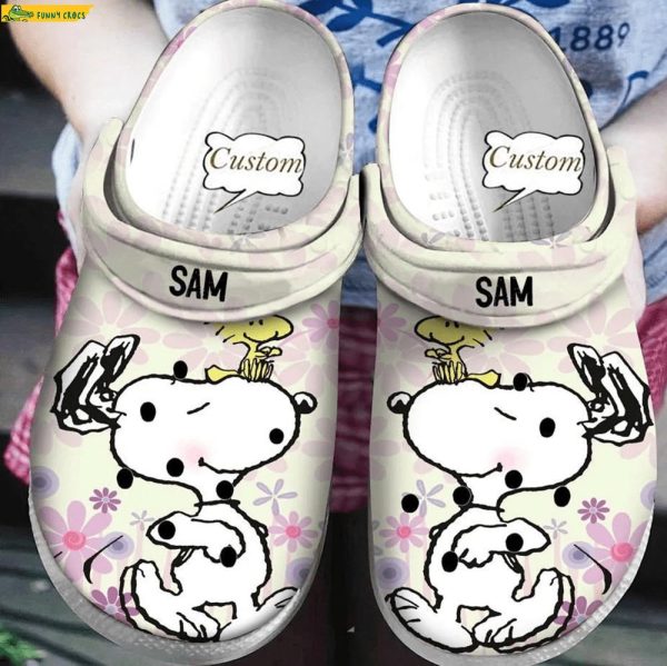 Customized Funny Woodstock Snoopy Crocs