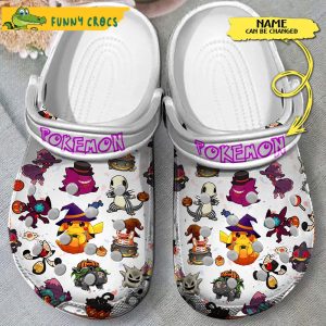 Customized Halloween Character Pokemon Crocs 2