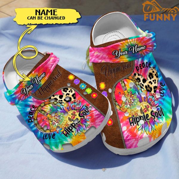 Customized Hippie Soul Crocs