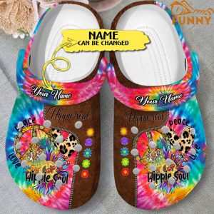 Customized Hippie Soul Crocs