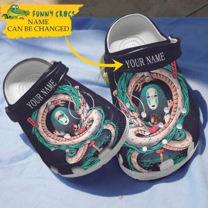 Customized Spirited Away Anime Crocs 1