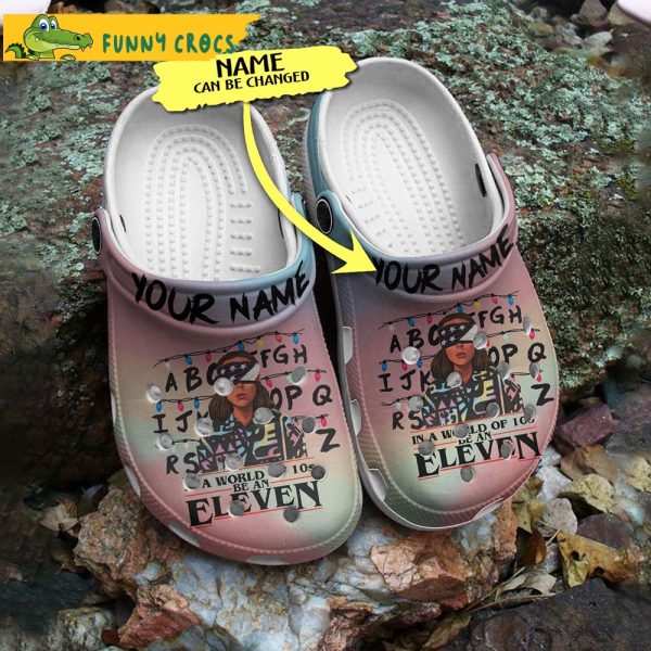 Customized Stranger Things Crocs