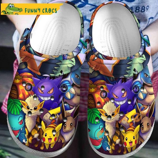 Cute Pokemon Characters Crocs