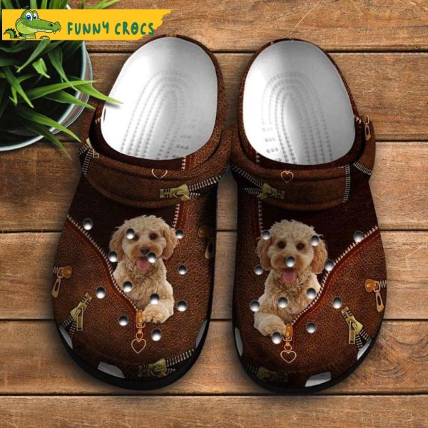 Cute Poodle Dog Crocs