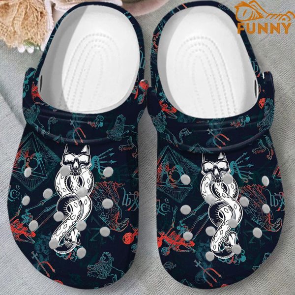 Dark Art Collage Harry Potter Crocs