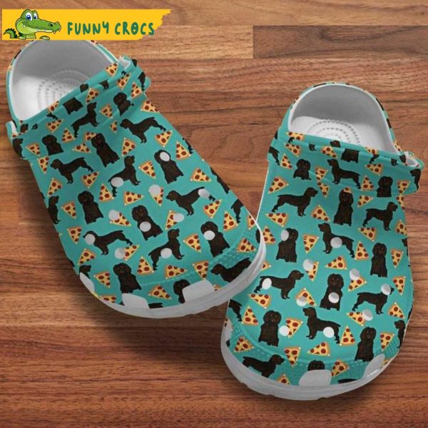 Dog And Pizza Pattern Crocs