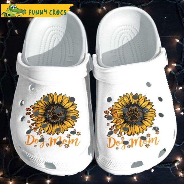 Dog Mom Sunflower Crocs