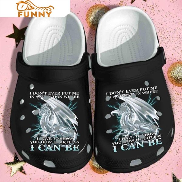 Quotes Black Dragon Crocs