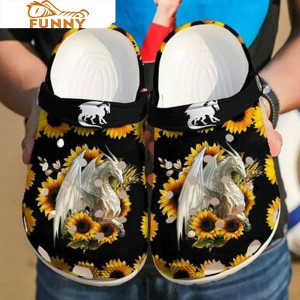 Dragon Sunflower Crocs