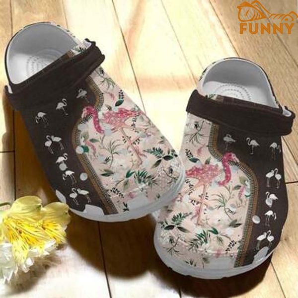 Flamingo Leather Style Crocs