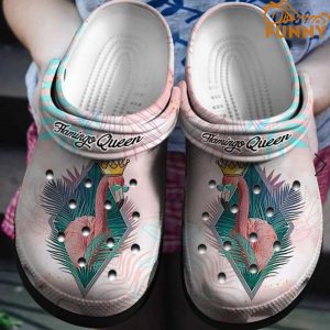 Flamingo Queen Beauty Jungle Crocs