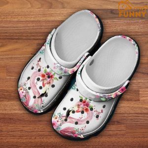 Floral Flamingo Crocs