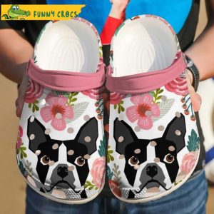 French Bulldog Mom Flower Dog In Crocs