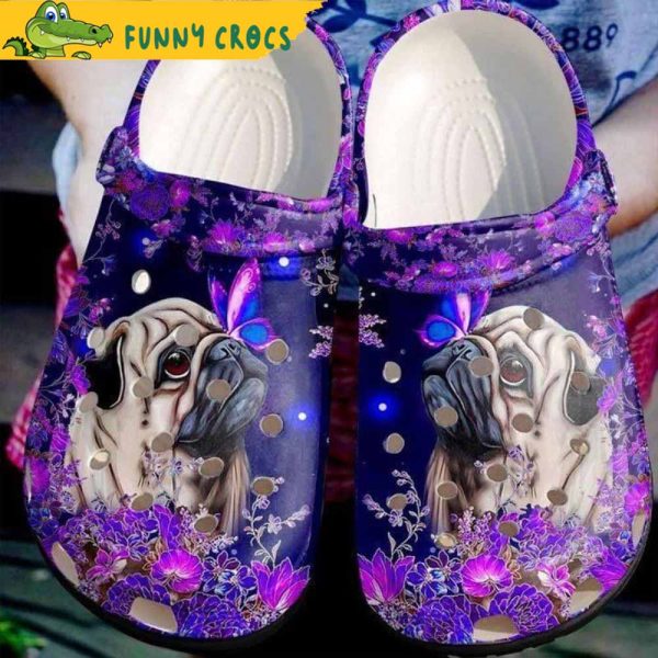 Funny Animal Pug Dog Crocs