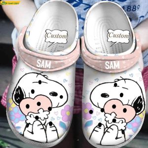 Funny Customized Cute Snoopy Crocs