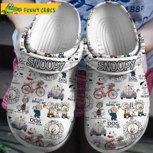 Funny Disney Peanuts Snoopy Crocs