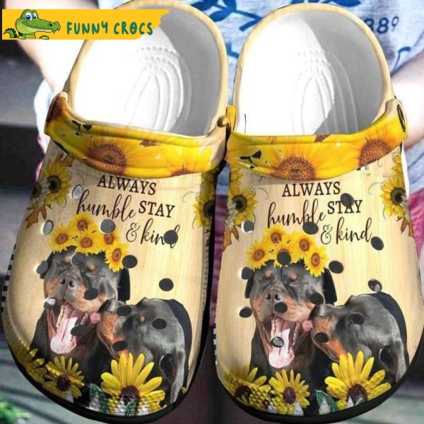 Funny Doberman Dog Crocs