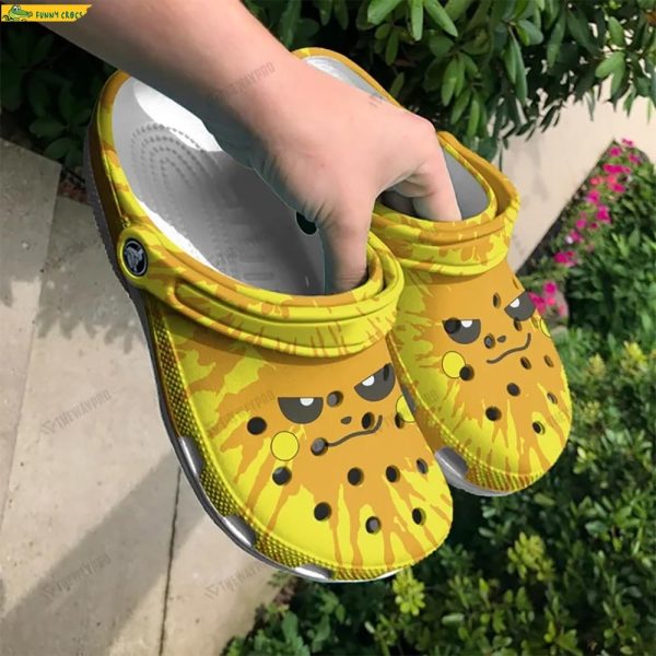 Funny Face Pikachu Pokemon Crocs Clog Shoes