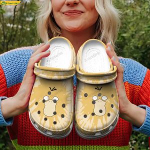 Funny Face Psyduck Pokemon Crocs Clog Shoes