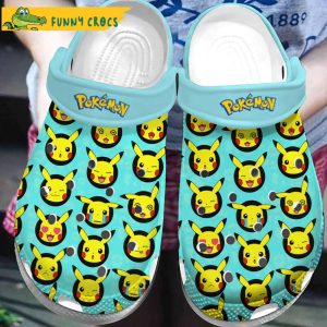 Funny Facial Emotions Of Pikachu Crocs