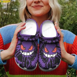 Funny Gengar Movie Pokemon Crocs Clog Shoes