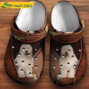 Funny Leather Old Dog Crocs