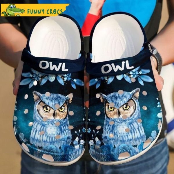 Funny Snowy Owl Crocs