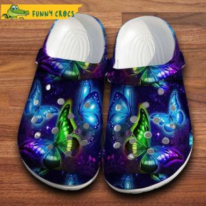 Galaxy Butterfly Crocs