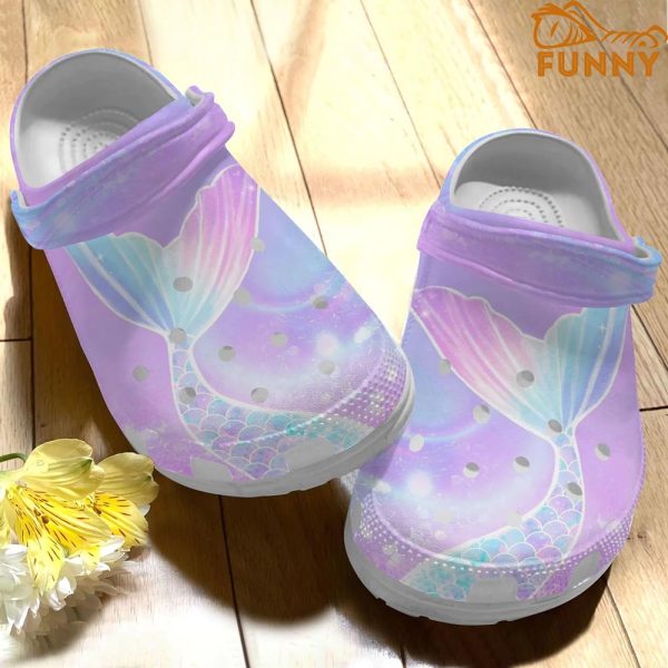 Gorgeous Mermaid Crocs