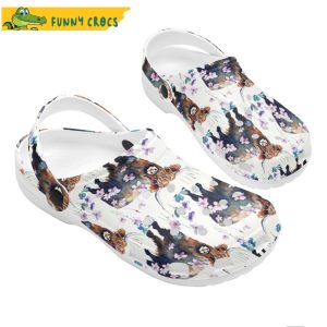 Highlands Cow Print Clogs Fun And Unique Footwear For Animal Lovers Crocs Clog Shoes 2