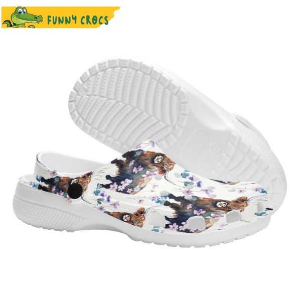 Highlands Cow Print Clogs – Fun And Unique Footwear For Animal Lovers Crocs Clog Shoes