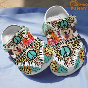 Hippie Car For Dog Lover Crocs 1