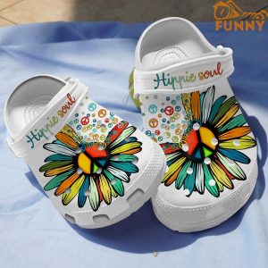 Hippie Flower Crocs 1