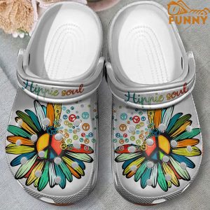 Hippie Flower Crocs 2