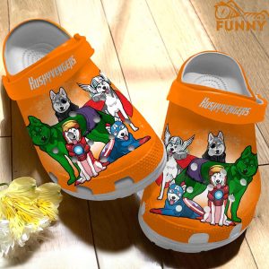 Huskyvengers Husky Crocs Orange 2