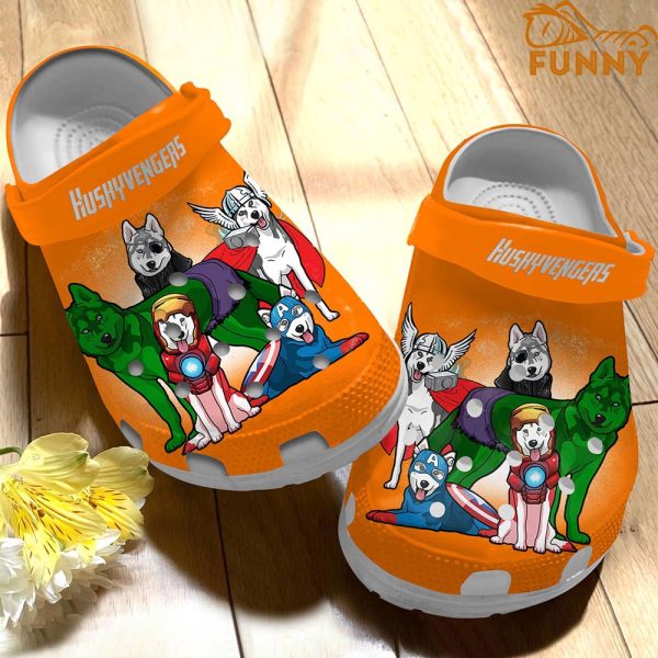 Huskyvengers Husky Crocs Orange