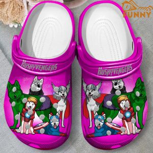 Huskyvengers Husky Crocs Pink 3