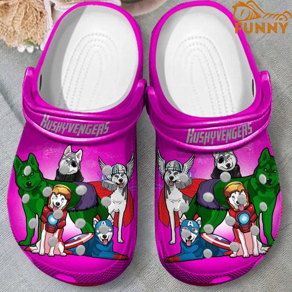 Huskyvengers Husky Crocs Pink