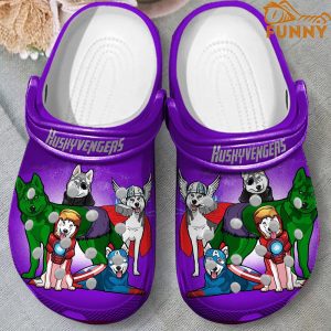 Huskyvengers Husky Crocs Purple 2