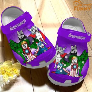 Huskyvengers Husky Crocs Purple 3