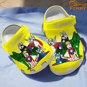 Huskyvengers Husky Crocs Yellow 2