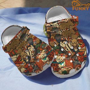 Japan Art Hippie Crocs 1