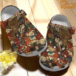 Japan Art Hippie Crocs 2