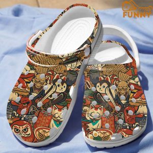 Japan Art Hippie Crocs 3