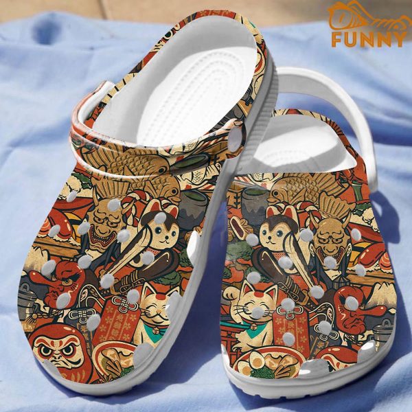 Japan Art Hippie Crocs